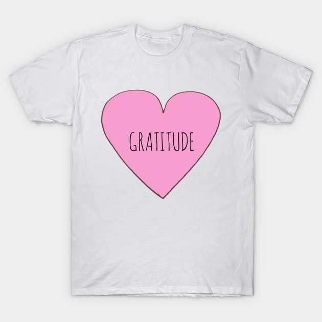 Love Gratitude T-Shirt by wanungara